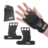 Carbon Gymnastics Hand Grips Weightlifting Workout Gym Gloves Palm Protection for Kettlebell Pull-ups Gymnastic Crossfit Grip